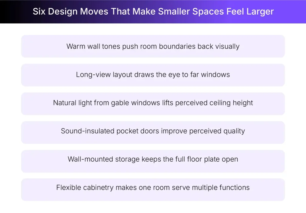 How to make a small house floor plan feel larger