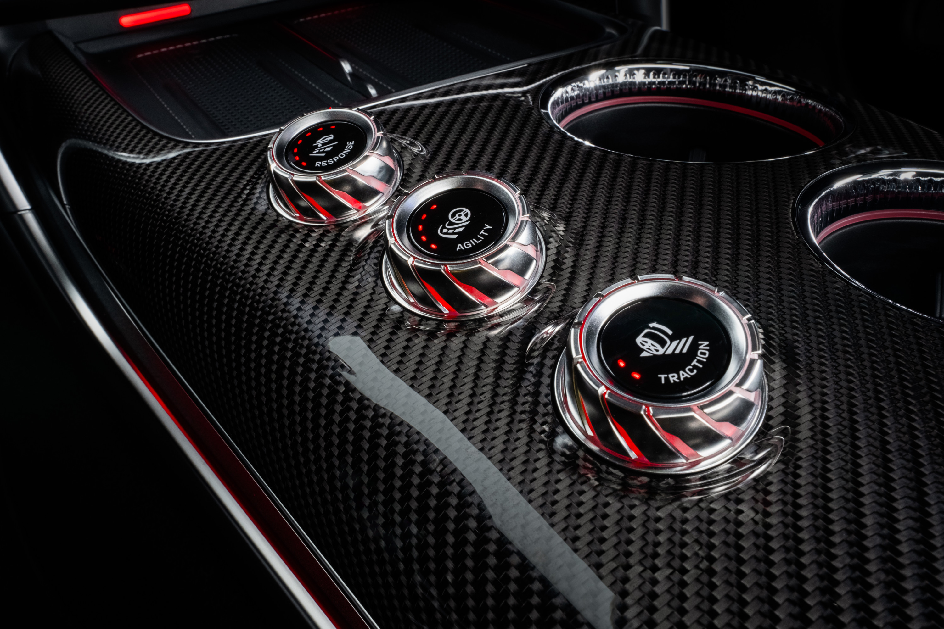 Interior details of the GT 4-Door Coupé