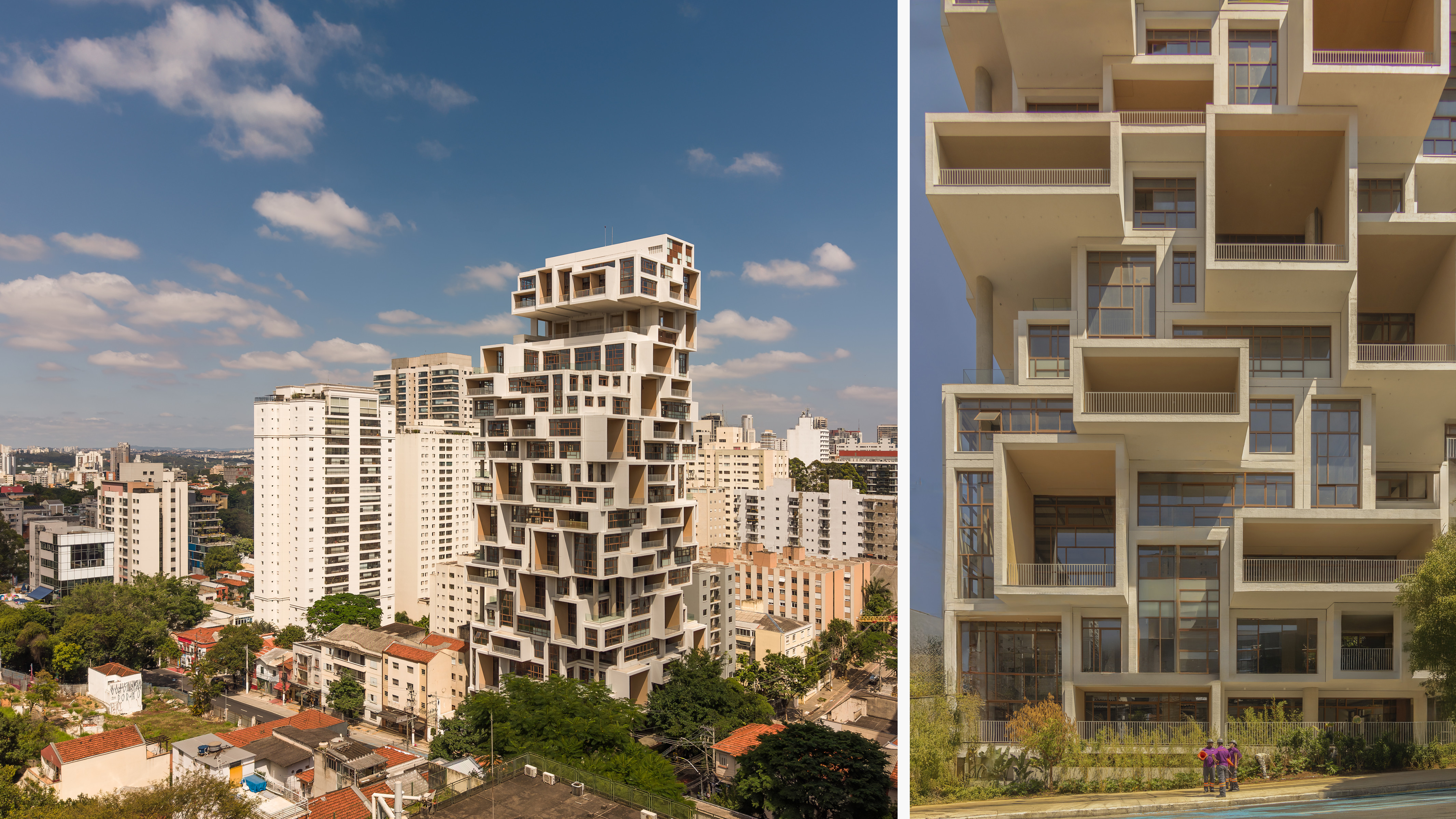 More views of the Valente building, S&amp;atilde;o Paulo