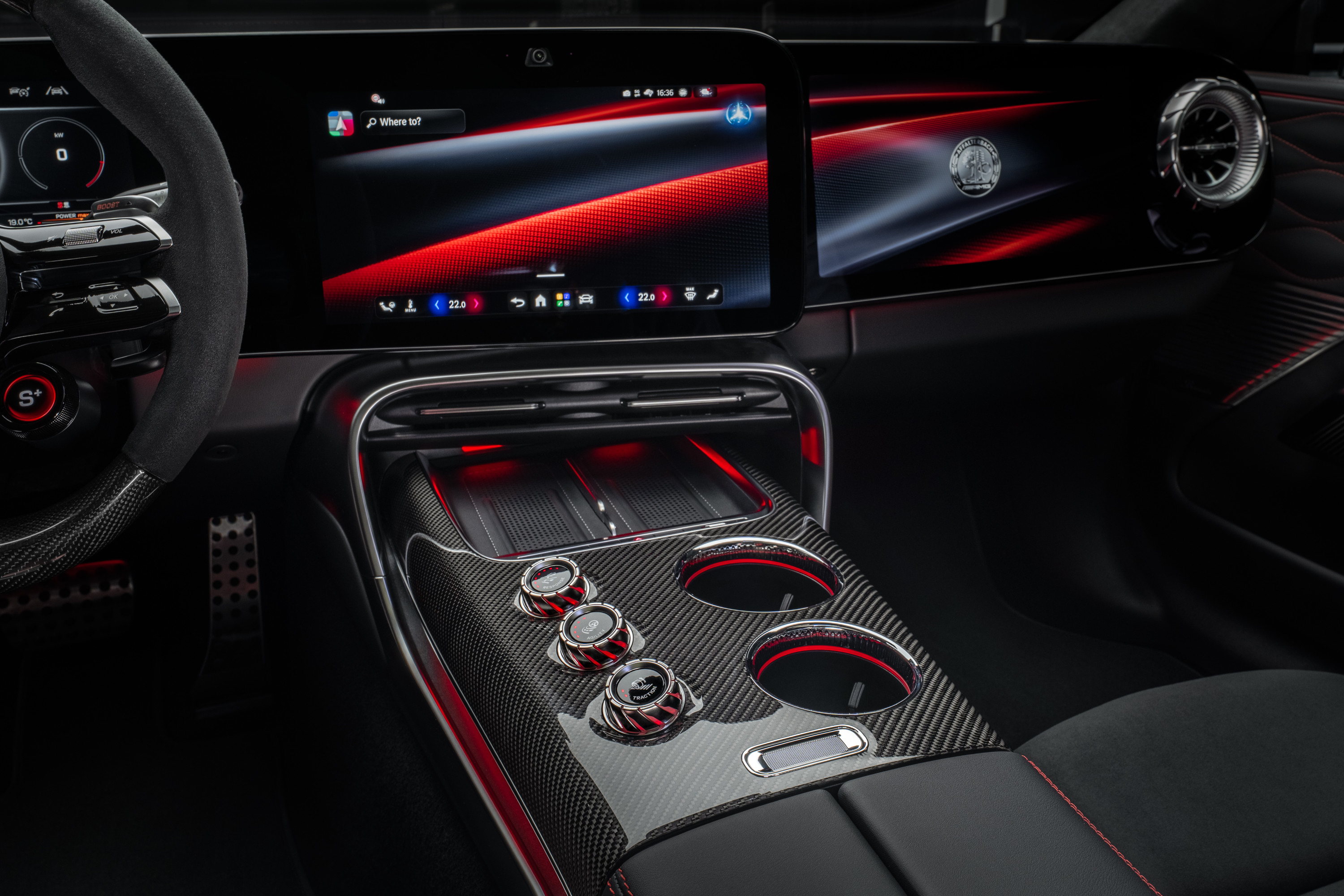 Interior details of the GT 4-Door Coupé